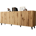 Sideboard verbindet 4 Tueren und Kunststofffuesse