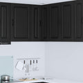 Sideboard mit den Massen 57 x 57 x 80 cm in Schwarz
