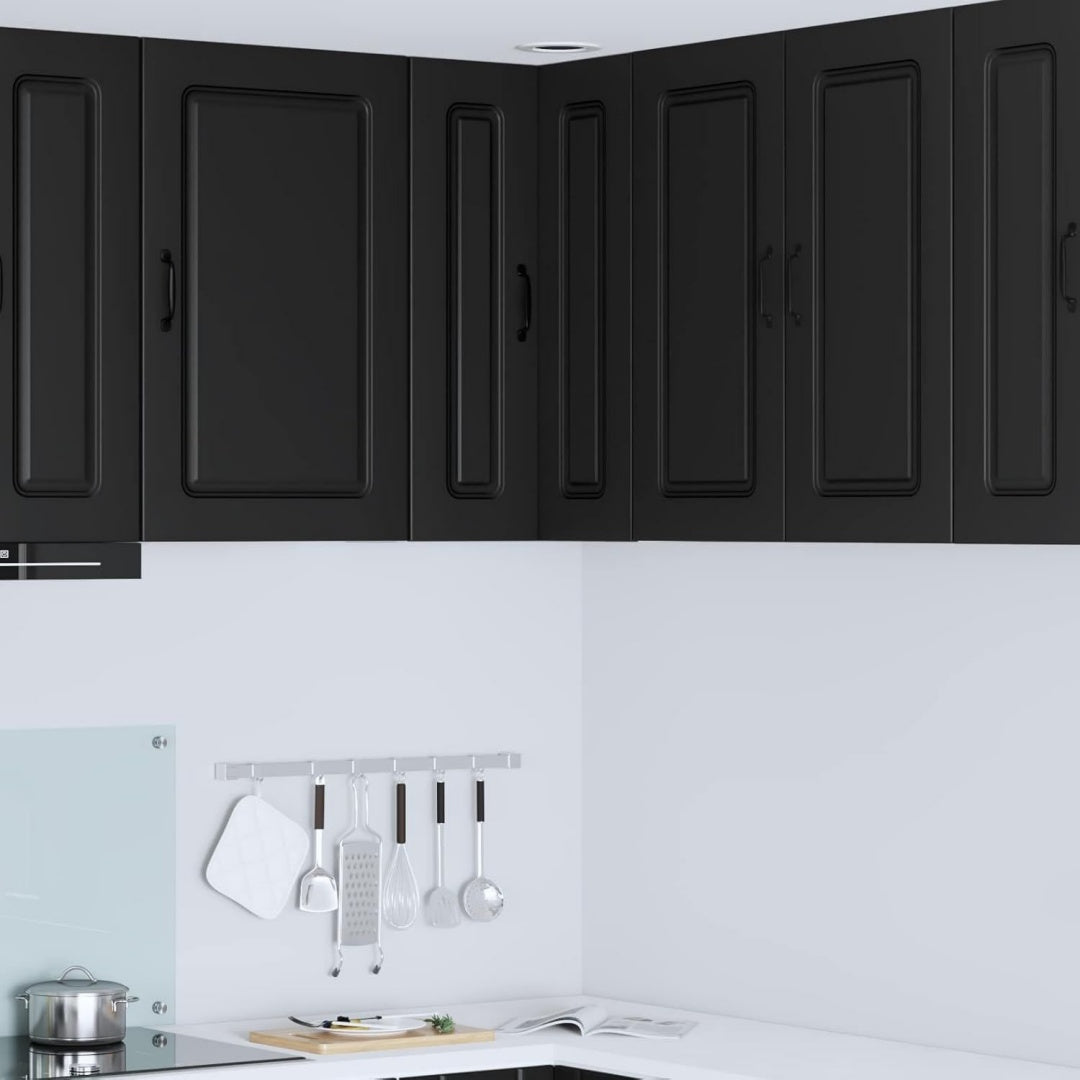 Sideboard mit den Massen 57 x 57 x 80 cm in Schwarz