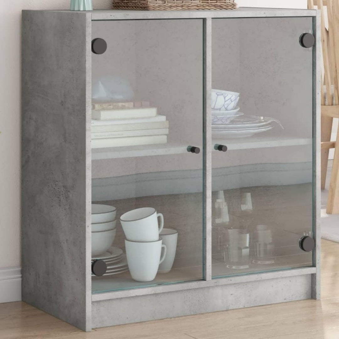Sideboard mit den Massen 68 x 37 x 75.5 cm in Betongrau