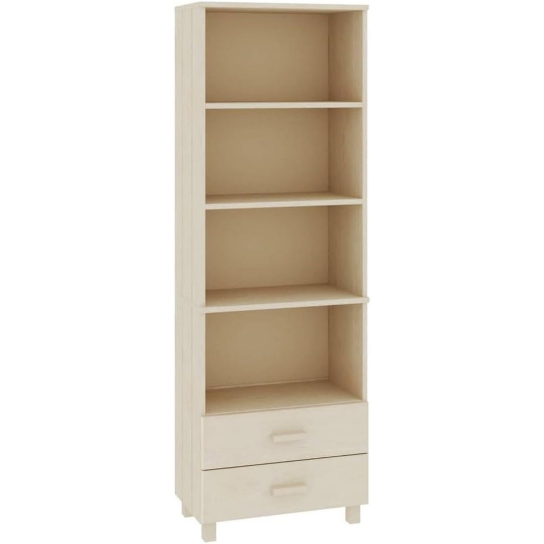 Die Gestaltung von dem Sideboard wird durch Holzwerkstoff und Kiefernholz gepraegt