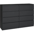 Schubladen und 8 Schubladen bestimmen das Sideboard