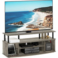 Medienboard in Schwarz und Eichenbraun
