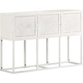 Sideboard mit den Massen 115 x 30 x 76 cm in Weiss