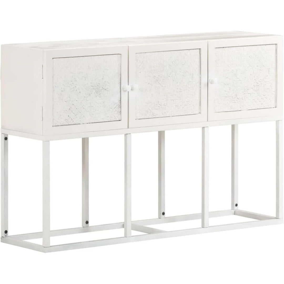 Sideboard mit den Massen 115 x 30 x 76 cm in Weiss