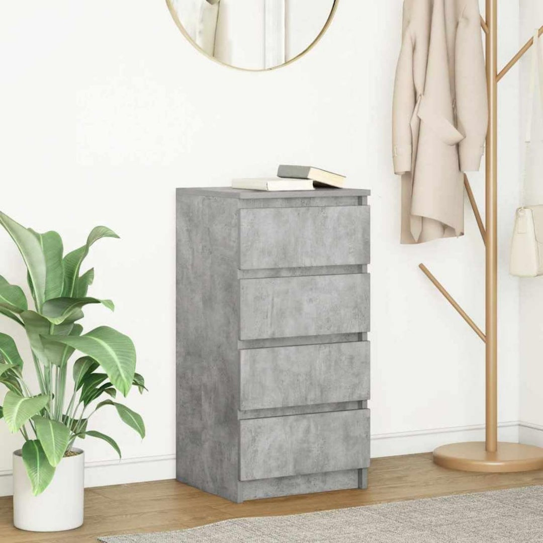 Sideboard mit den Massen 37.5 x 35 x 76 cm in Betongrau