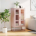 Sideboard mit den Massen 68 x 39 x 123 cm in Rosa