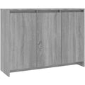 Sideboard in Eichenbraun und Grau mit 3 Tueren